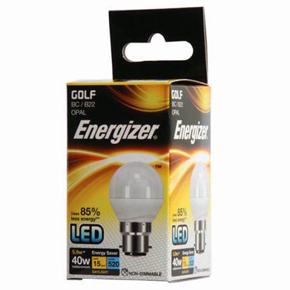Picture of ENERGIZER LED GOLF 5.9W D/L B22 BULB EACH