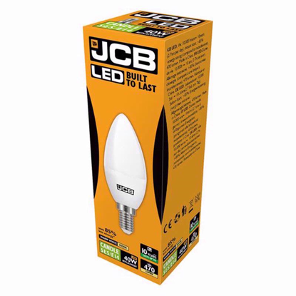 Picture of JCB LED BULB WARM WHITE CANDLE SES 6W/40