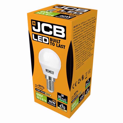 Picture of JCB LED BULB WARM WHITE GOLF SES 6W/40W