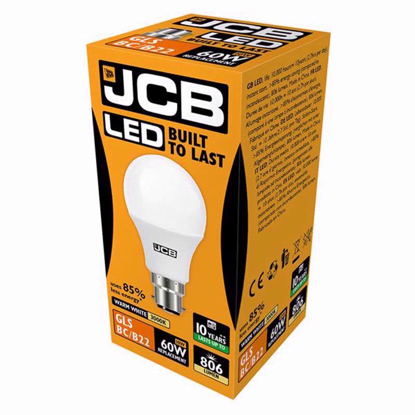 Picture of JCB LED W/W GLS BC 10W EACH