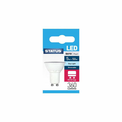 Picture of STATUS DIMMABLE LED GU10 PEARL D/LIGHT 5W 50W