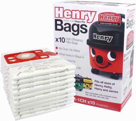 Picture of NUMATIC HENRY BAGS PACK 10