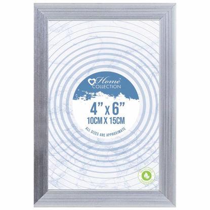 Picture of HOME COLLECTION SILVER FRAME 4X6INCH