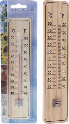 Picture of THERMOMETER WOODEN 22CM