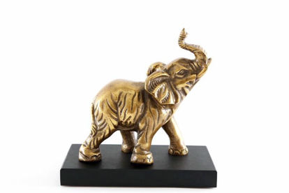 Picture of ELEPHANT STATUE BRASS 18CM
