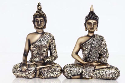 Picture of BUDDHA ANTIQUE GOLD 27.5CM