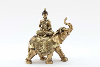 Picture of BUDDHA ON ELEPHANT 22X905X24CM