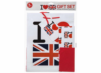 Picture of UNION JACK I LOVE UK GIFT SET D000