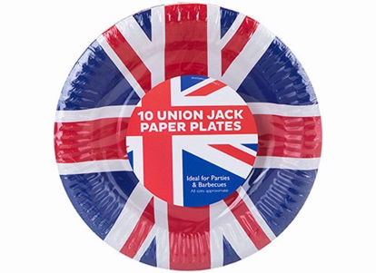 Picture of UNION JACK PAPER 10 PLATES 7INCH