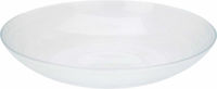 Picture of BOWL FLAT GLASS EMBOSSED STRIPE 30CM