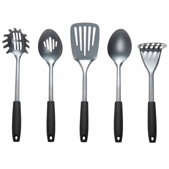 Picture of RUSSELL HOBBS UTENSIL SET PEARLISED GREY 5PC