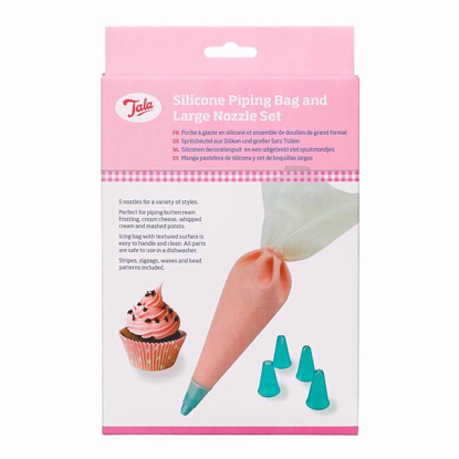 Picture of TALA SILICONE ICING BAG WITH 4 NOZZLES
