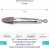 Picture of TAYLORS EYE MINI TONGS 17CM GREY