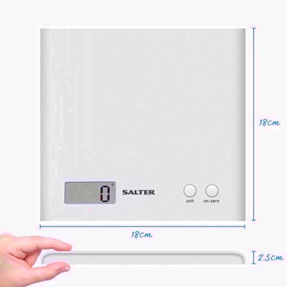 Picture of SALTER ELECTRONIC ARC SCALE WHITE 3KG