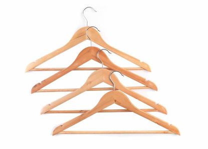 Picture of BELDRAY 4PC WOODEN HANGERS
