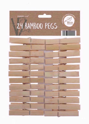 Picture of COUNTRYCLUB PEG 24 PEGS BAMBOO