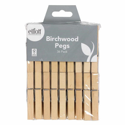 Picture of ELLIOTTS WOODEN 36 PEGS