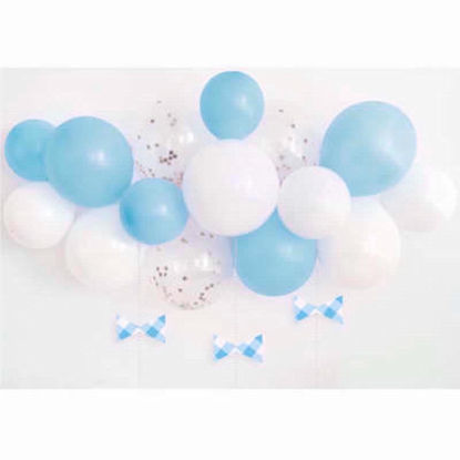 Picture of BALLOON ARCH KIT BLUE GINGHAM