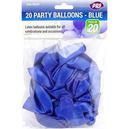 Picture of BALLOONS BLUE 20