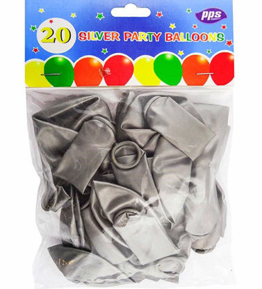Picture of BALLOONS SILVER 20