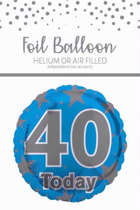 Picture of FOIL BALLOON BLUE 40
