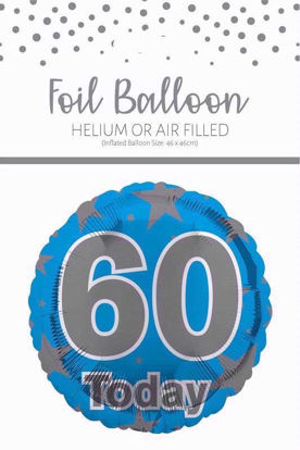 Picture of FOIL BALLOON BLUE 60