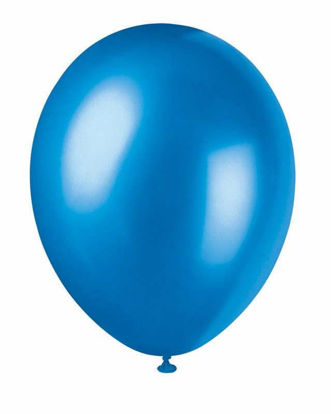 Picture of UNIQUE BALLOON PEARLISED COSMIC BLUE 8