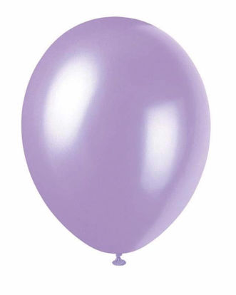 Picture of UNIQUE BALLOON PEARLISED LOVELY LAVENDER 8