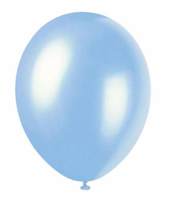 Picture of UNIQUE BALLOON PEARLISED SKY BLUE 8