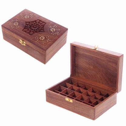 Picture of INCENSE OIL BOX DESIGN-2 (HOLDS 24 BOTTLES)