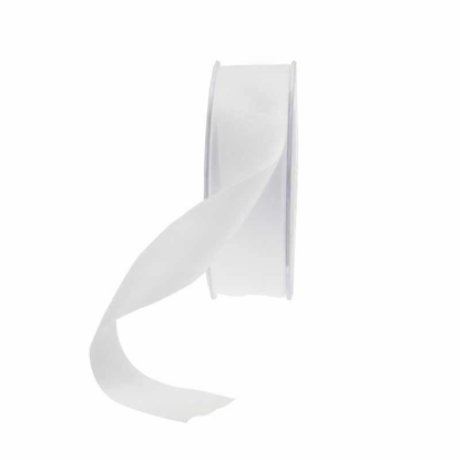 Picture of SATIN RIBBON 25MM X 20M WHITE