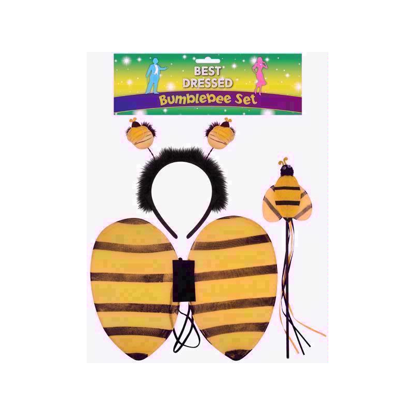Picture of DRESS UP CHILD GIRL BUMBLEBEE SET 3PCE