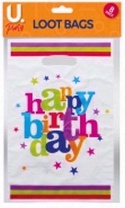 Picture of HAPPY BIRTHDAY LOOT BAGS 7PK