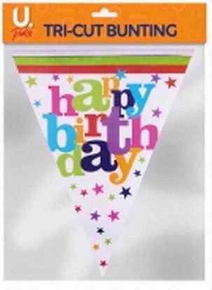 Picture of HAPPY BIRTHDAY TRI CUT BUNTING