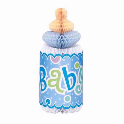 Picture of UNIQUE BLUE DOTS BABY BOTTLE HONEYCOMBE