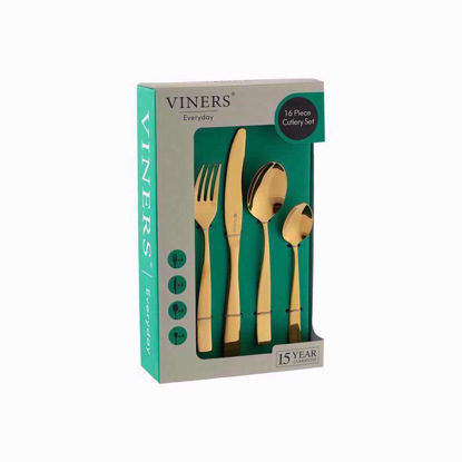 Picture of VINERS EVERYDAY PURITY GOLD 16PC CUTLERY