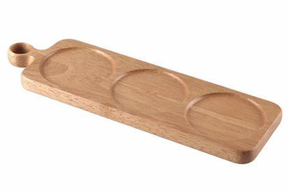 Picture of APOLLO DIP SERVING BOARD 3 SECTIONS RB