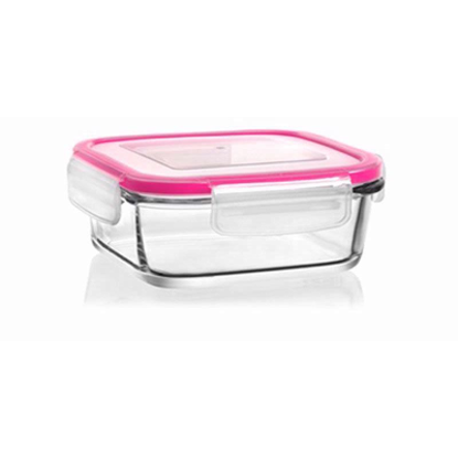 Picture of Lav Glass Container And Lock Lid 400cc
