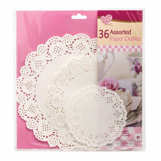 Picture of Queen Of Cakes 36 Round Paper Doilies