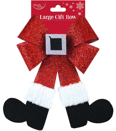 Santa Legs Bow