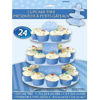 BABY BLUE CUPCAKE STAND