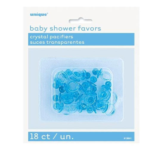 Picture of 1IN BLUE CRYSTAL PACIFIERS (Pack of 18)