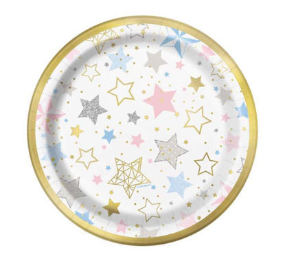 Picture of 7IN TWINKLE TWINKLE PLATES (Pack of 8)