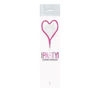 Picture of 7IN HEART SHAPE PINK GLITZ CAKE DECORATION
