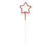 Picture of 7IN STAR SHAPE ROSE GOLD GLITZ CAKE DECORATION