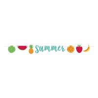 Picture of Fruit Salad Glitter Summer Letter Banner - 3.65m
