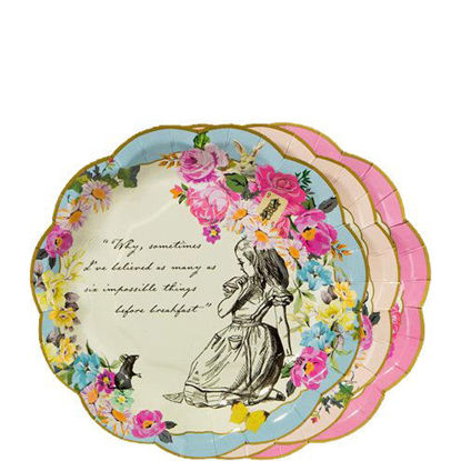 Picture of Alice in Wonderland Plates - 17cm