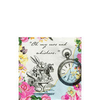 Picture of Alice in Wonderland Napkins - 25cm