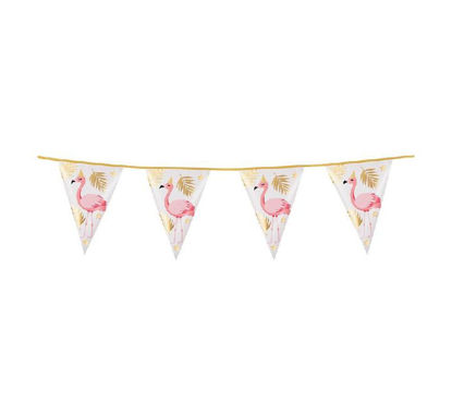 Picture of 4m FLAMINGO FOIL BUNTING