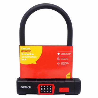 Picture of AMTECH D SHACKLE COMBINATION LOCK